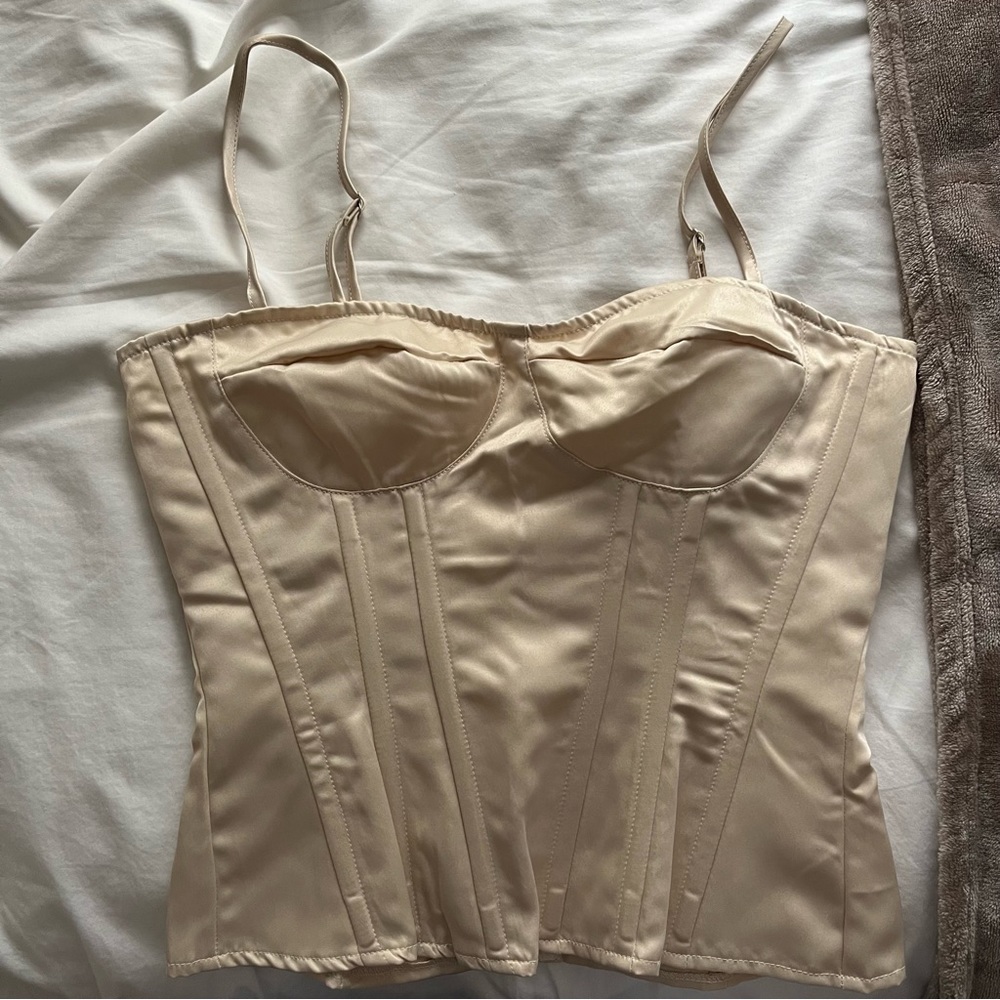 Satin Corset Top
